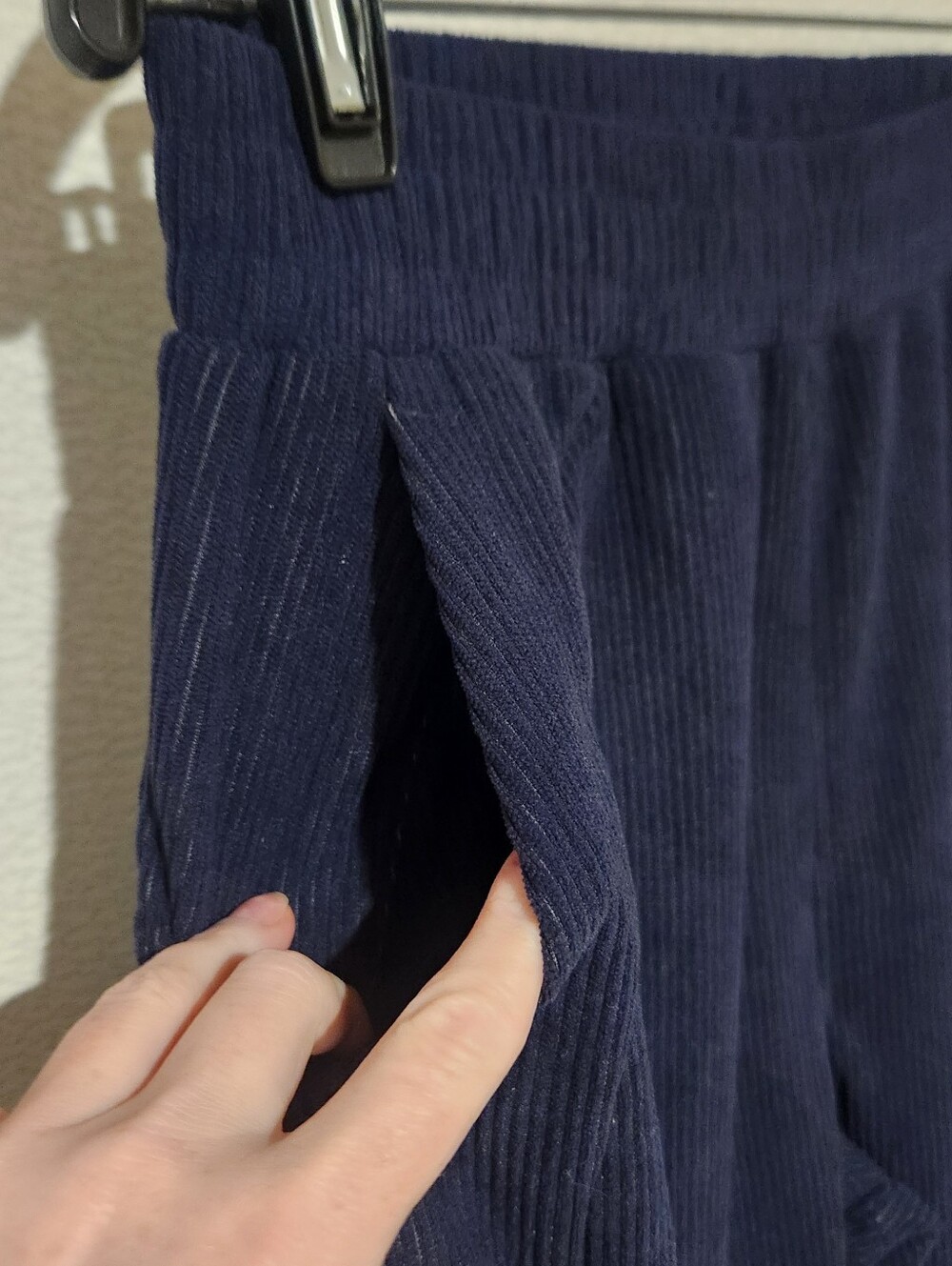 Halara High Waisted Pocket Straight Leg Corduroy Pants Medium Petite - Picture 7 of 9